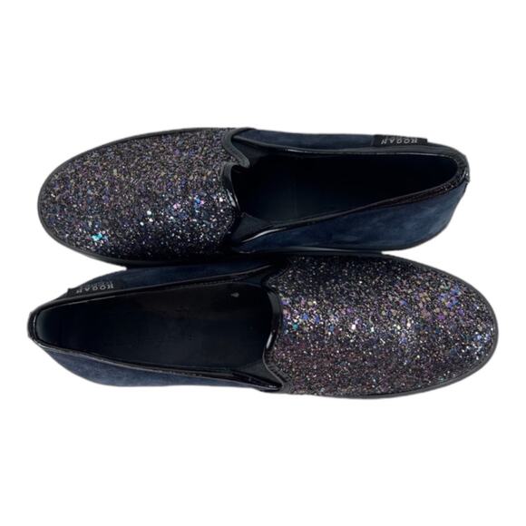 Hogan Rebel R141 Suede Slip On Sneakers Size 39 EU - Picture 6 of 10